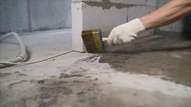 Crawl space vapor barrier installation in Barboursville, VA